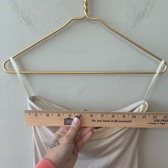 Intimately Free People silver sleeveless tank blouse size XS‎ - Picture 7 of 9